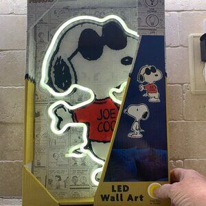 Snoopy Joe Cool LED Wall Art